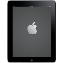 iPad Front Apple Logo Icon Free Download as PNG and ICO, Icon Easy